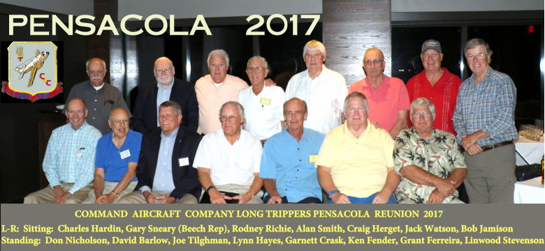 CAC members present for the 2017 CAC Reunion, Pensacola, October 2017